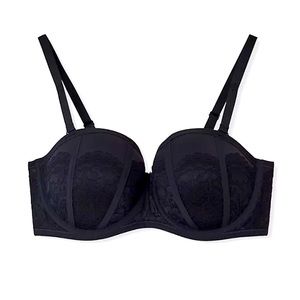 Torrid Black Lace Multi-Way Push-Up Bra, 42C & 44C
